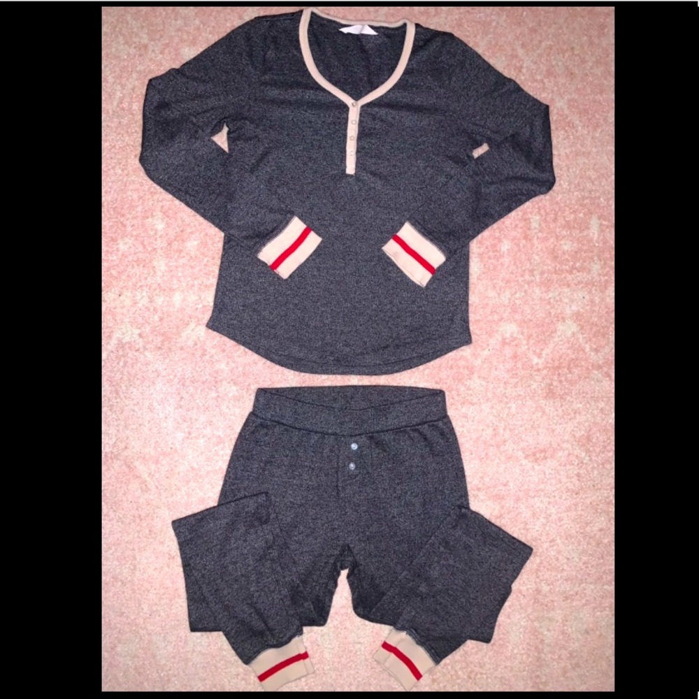 Grey PJ Matching Set